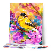 Charger l'image dans la galerie, Broderie Diamant | Broderie Diamant - Oiseau et Fleurs | animaux Broderie Animaux Broderie Fleurs fleurs oiseaux | FiguredArt