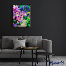 Charger l'image dans la galerie, Broderie Diamant - Chemin dans un jardin lumineux