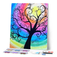 Charger l'image dans la galerie, Broderie Diamant - Arbre et dégradés de Couleurs