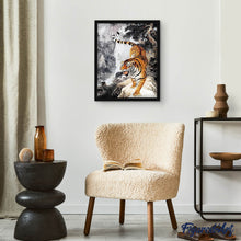 Charger l'image dans la galerie, Broderie Diamant - Tigre en approche