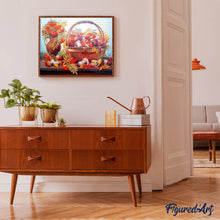 Charger l'image dans la galerie, Broderie Diamant | Broderie Diamant - Panier de Champignons | Broderie Cuisine cuisine | FiguredArt