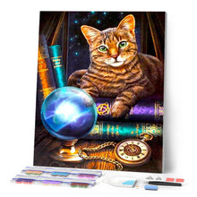 Charger l'image dans la galerie, Broderie Diamant Chat Voyageur animaux chats | FiguredArt