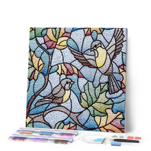Charger l'image dans la galerie, Broderie Diamant | Broderie Diamant - Mosaïque dOiseaux | animaux Broderie Animaux oiseaux | FiguredArt