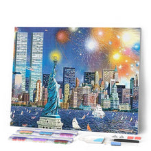 Charger l'image dans la galerie, Broderie Diamant Statue de la Liberté à New York ville | FiguredArt