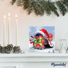 Charger l'image dans la galerie, Broderie Diamant | Broderie Diamant - Oiseau de Noël | animaux Broderie Animaux Noël oiseaux | FiguredArt