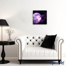 Charger l'image dans la galerie, Broderie Diamant | Broderie Diamant - Pleine Lune et Fleurs | Broderie Paysages fleurs paysages | FiguredArt