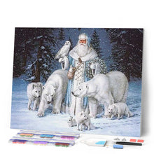 Charger l'image dans la galerie, Broderie Diamant | Broderie Diamant - Homme des Neiges | animaux Broderie Animaux hiver | FiguredArt