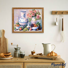 Charger l'image dans la galerie, Broderie Diamant | Broderie Diamant - Vases et Fruits | Broderie Cuisine Broderie Fleurs cuisine fleurs | FiguredArt