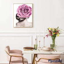 Charger l'image dans la galerie, Broderie Diamant - Chignon Fleur