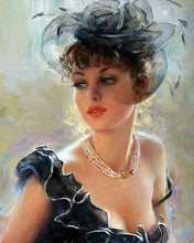 Charger l'image dans la galerie, Broderie Diamant - Diamond Painting Elégante en noir