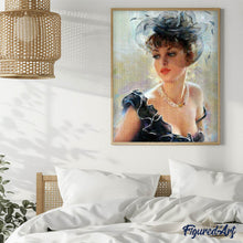 Charger l'image dans la galerie, Broderie Diamant - Elégante en noir