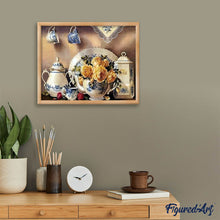Charger l'image dans la galerie, Broderie Diamant | Broderie Diamant - Service de Thé | Broderie Cuisine cuisine | FiguredArt