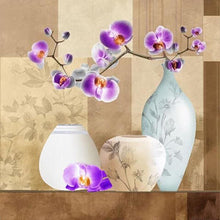 Charger l'image dans la galerie, Broderie Diamant | Broderie Diamant - Vases et Fleurs | Broderie Fleurs fleurs | FiguredArt