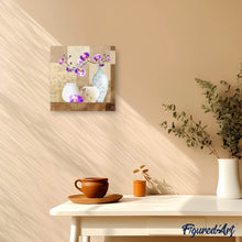 Charger l'image dans la galerie, Broderie Diamant | Broderie Diamant - Vases et Fleurs | Broderie Fleurs fleurs | FiguredArt