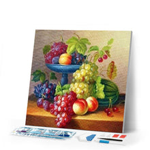Charger l'image dans la galerie, Broderie Diamant | Broderie Diamant - Panier de Fruits | Broderie Cuisine cuisine | FiguredArt