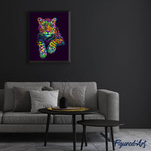 Charger l'image dans la galerie, Broderie Diamant - Guépard Pop Art