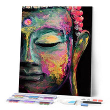 Charger l'image dans la galerie, Broderie Diamant - Visage de Bouddha