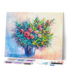 Charger l'image dans la galerie, Broderie Diamant - Bouquet en couleurs