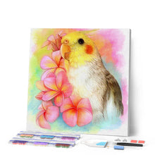 Charger l'image dans la galerie, Broderie Diamant | Broderie Diamant - Oiseau Jaune et Fleurs | animaux Broderie Animaux Broderie Fleurs fleurs oiseaux | FiguredArt