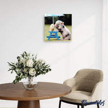 Charger l'image dans la galerie, Broderie Diamant | Broderie Diamant - Cochon et Glace | animaux Broderie Animaux | FiguredArt