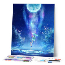 Charger l'image dans la galerie, Broderie Diamant | Broderie Diamant - La Grande Lune | Broderie Paysages paysages | FiguredArt