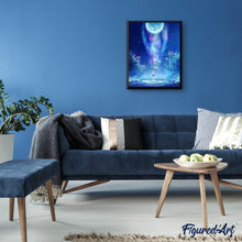 Charger l'image dans la galerie, Broderie Diamant | Broderie Diamant - La Grande Lune | Broderie Paysages paysages | FiguredArt