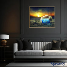 Charger l'image dans la galerie, Broderie Diamant | Broderie Diamant - Crabe et Bout de Mer | animaux Broderie Animaux | FiguredArt