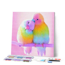 Charger l'image dans la galerie, Broderie Diamant | Broderie Diamant - Couple de Perroquets | animaux Broderie Animaux oiseaux perroquets | FiguredArt