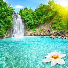 Charger l'image dans la galerie, Broderie Diamant | Broderie Diamant - Lagon et Cascade | Broderie Paysages paysages | FiguredArt