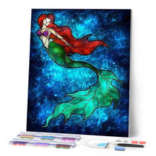 Charger l'image dans la galerie, Broderie Diamant | Broderie Diamant - Sirène sous lEau | Broderie Romantique romantique | FiguredArt