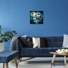 Charger l'image dans la galerie, Broderie Diamant | Broderie Diamant - Loups et Pleine Lune | animaux Broderie Animaux lapins loups | FiguredArt