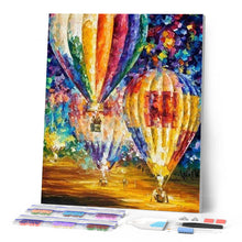 Charger l'image dans la galerie, Broderie Diamant | Broderie Diamant - Montgolfières | Broderie Paysages paysages | FiguredArt