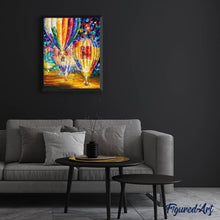 Charger l'image dans la galerie, Broderie Diamant | Broderie Diamant - Montgolfières | Broderie Paysages paysages | FiguredArt