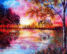 Charger l'image dans la galerie, Broderie Diamant | Broderie Diamant - Lac Relaxant | Broderie Paysages paysages | FiguredArt