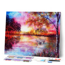 Charger l'image dans la galerie, Broderie Diamant | Broderie Diamant - Lac Relaxant | Broderie Paysages paysages | FiguredArt