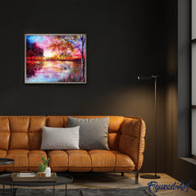 Charger l'image dans la galerie, Broderie Diamant | Broderie Diamant - Lac Relaxant | Broderie Paysages paysages | FiguredArt