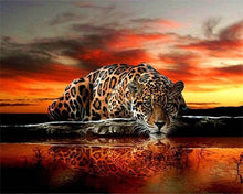 Charger l'image dans la galerie, Broderie Diamant | Broderie Diamant - Léopard | animaux Broderie Animaux léopards | FiguredArt