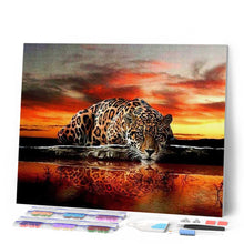Charger l'image dans la galerie, Broderie Diamant | Broderie Diamant - Léopard | animaux Broderie Animaux léopards | FiguredArt