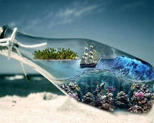 Charger l'image dans la galerie, Broderie Diamant | Broderie Diamant - Bouteille de Mer | bateaux Broderie Bateaux | FiguredArt