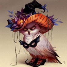Charger l'image dans la galerie, Broderie Diamant | Broderie Diamant - LOiseau au Chapeau | animaux Broderie Animaux oiseaux | FiguredArt