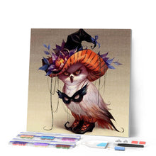 Charger l'image dans la galerie, Broderie Diamant | Broderie Diamant - LOiseau au Chapeau | animaux Broderie Animaux oiseaux | FiguredArt