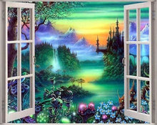 Charger l'image dans la galerie, Broderie Diamant | Broderie Diamant - Vue Féerique | Broderie Paysages paysages | FiguredArt