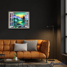 Charger l'image dans la galerie, Broderie Diamant | Broderie Diamant - Vue Féerique | Broderie Paysages paysages | FiguredArt