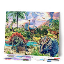 Charger l'image dans la galerie, Broderie Diamant | Broderie Diamant - Dinosaures | animaux Broderie Animaux dinosaures | FiguredArt