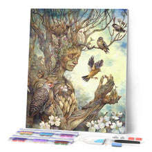 Charger l'image dans la galerie, Broderie Diamant | Broderie Diamant - La Femme Arbre | animaux arbres Broderie Animaux | FiguredArt