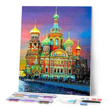Charger l'image dans la galerie, Broderie Diamant | Broderie Diamant - Kremlin de Moscou | Broderie Ville ville | FiguredArt