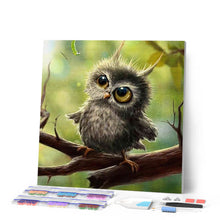 Charger l'image dans la galerie, Broderie Diamant | Broderie Diamant - Petite Chouette | animaux Broderie Animaux chouettes et hiboux | FiguredArt