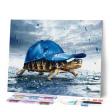 Charger l'image dans la galerie, Broderie Diamant | Broderie Diamant - Tortue et Casquette | animaux Broderie Animaux tortues | FiguredArt