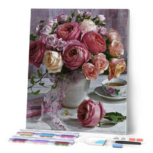 Charger l'image dans la galerie, Broderie Diamant | Broderie Diamant - Bouquet de Roses | Broderie Fleurs fleurs | FiguredArt