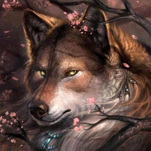 Charger l'image dans la galerie, Broderie Diamant | Broderie Diamant - Regard de Loup | animaux Broderie Animaux lapins loups | FiguredArt